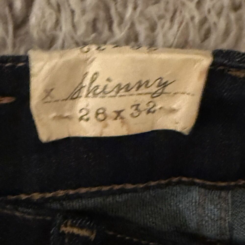 Denim & Supply Ralph Lauren Skinny Jeans Dark Wash Size 26 X 32 NWT - Picture 2 of 10